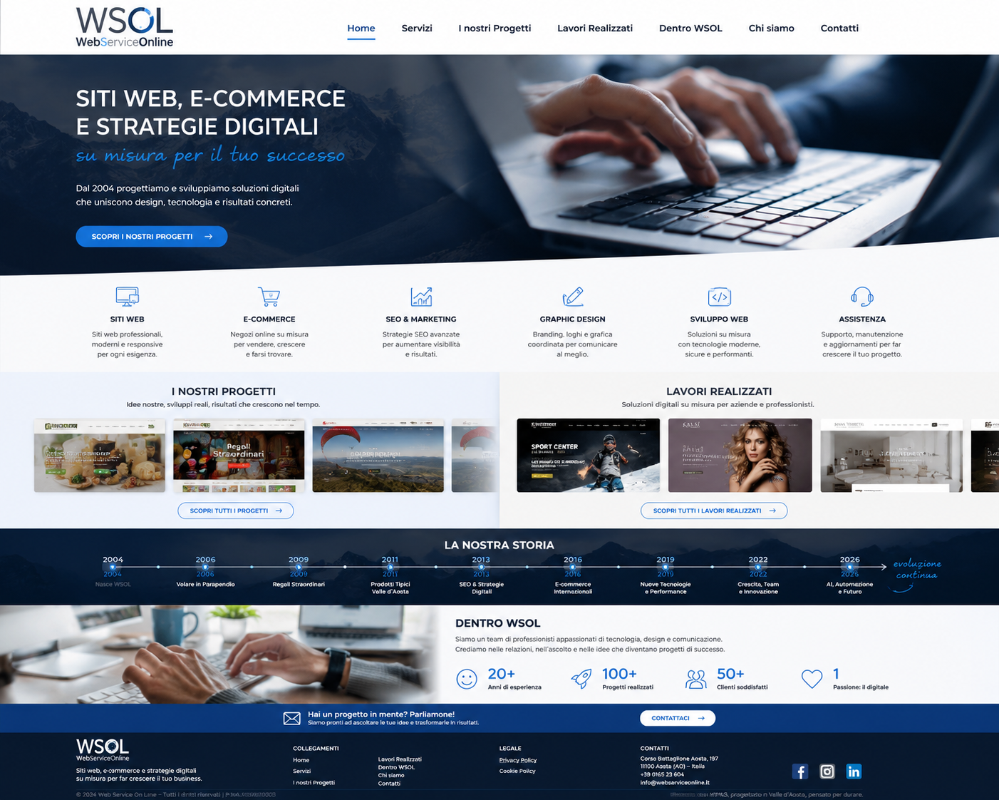 Nuovo sito Web Service Online