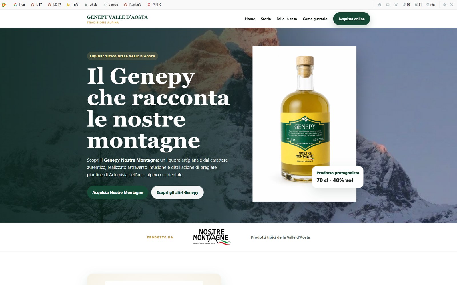 Anteprima Genepy Valle d’Aosta