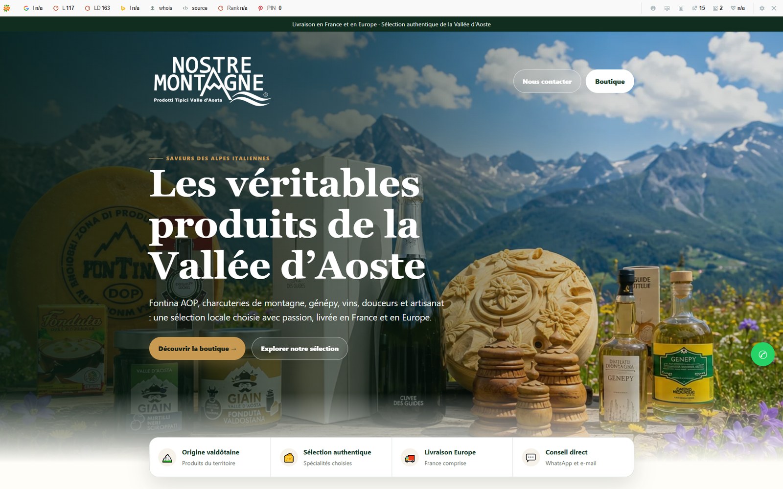 Anteprima Produits Valdotains